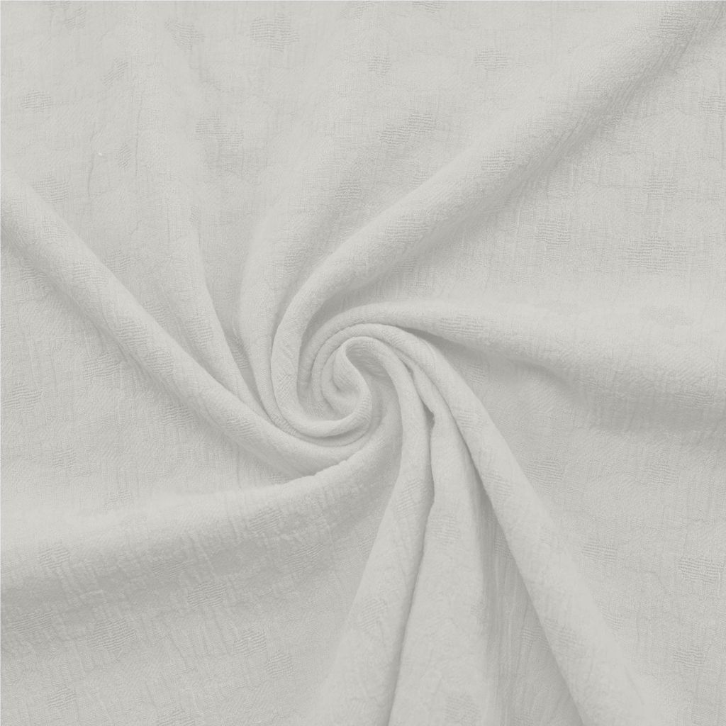 Musselin Jacquard Double Gauze ab 1x1,4m Double Face Optik Baumwolle Meterware