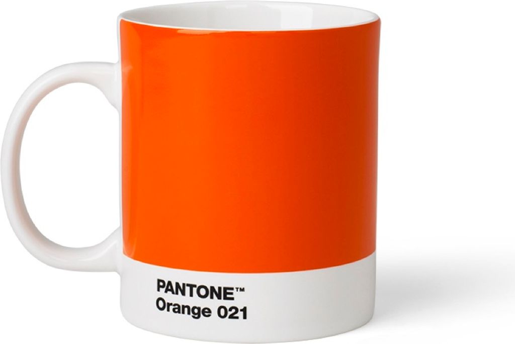 Tazza in porcellana, arancione 021 Immagine del prodotto 