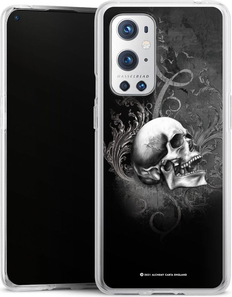 DeinDesign Handyhülle für OnePlus 9 Pro Silikon Hülle Case Smartphone Schutzhülle Gothic Schädel Totenköpfe