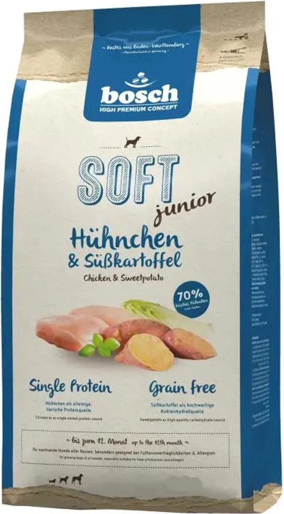 Croquette digestion sensible chiot Bosch HPC Soft Poulet 12,5kg