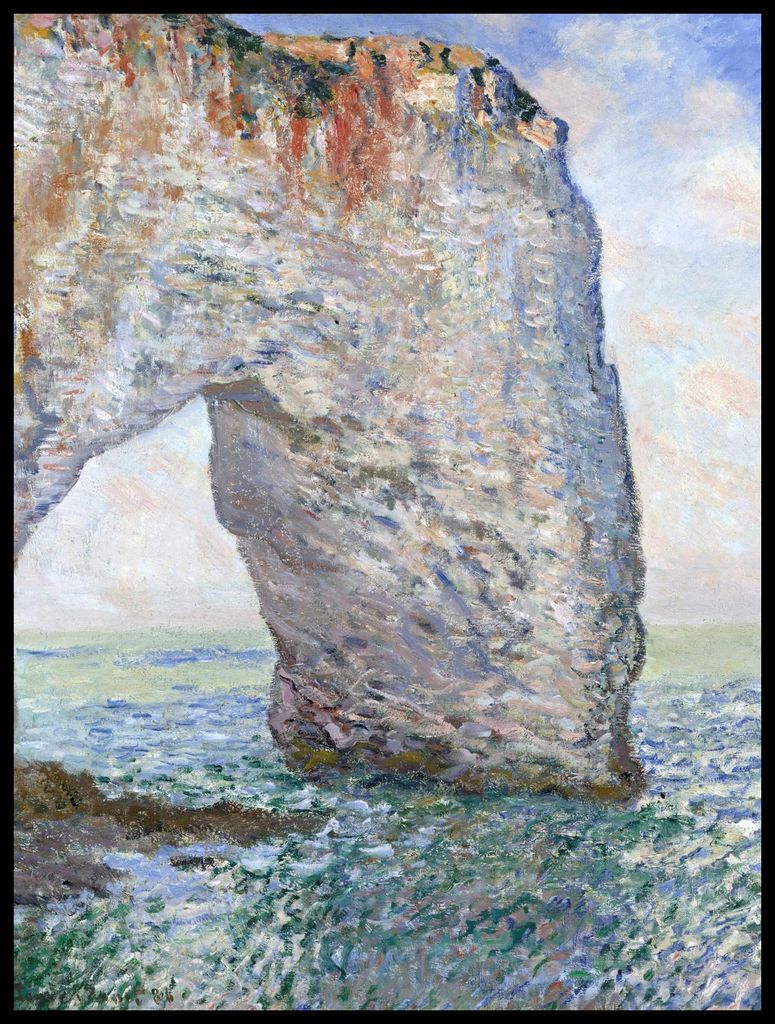 Plakat 60x80cm Die Manneporte bei Étretat, Monet Vintage