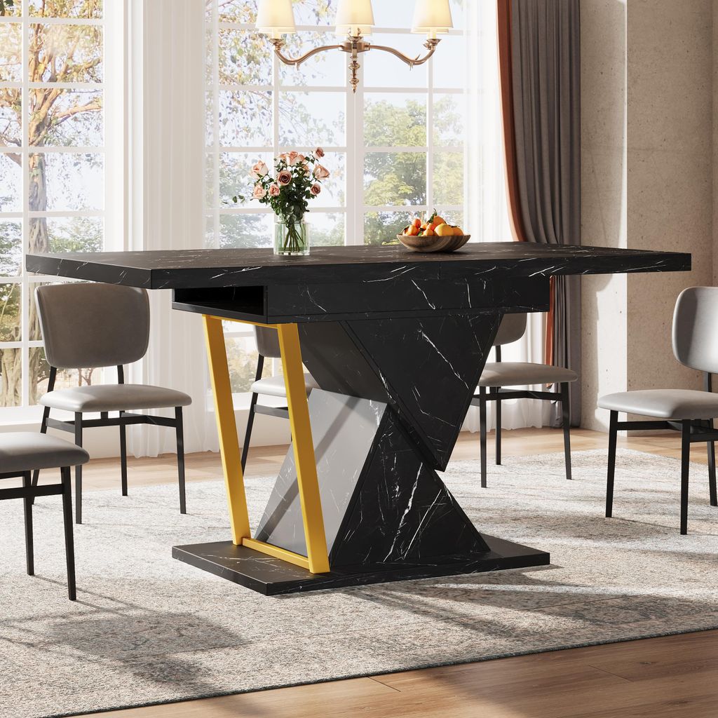 MODFU Table à Manger - Extensible avec Plateau Robuste et Image du produit 