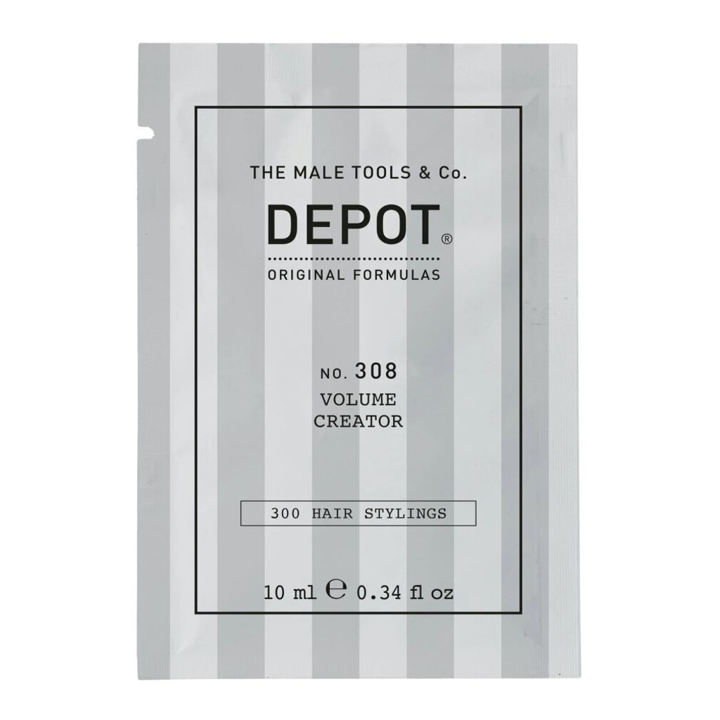 Depot, 300 Hair Stylings Nr. 308, gel de Styling Gel mit UV-Filter, für Volumen und mittleren Halt, 10 ml, control und Textur für el Haar.