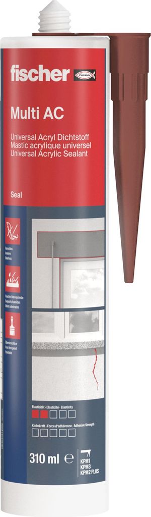 Mastic Acrylique Fischer Brun Adhérence Forte & Polyvalence Image du produit 
