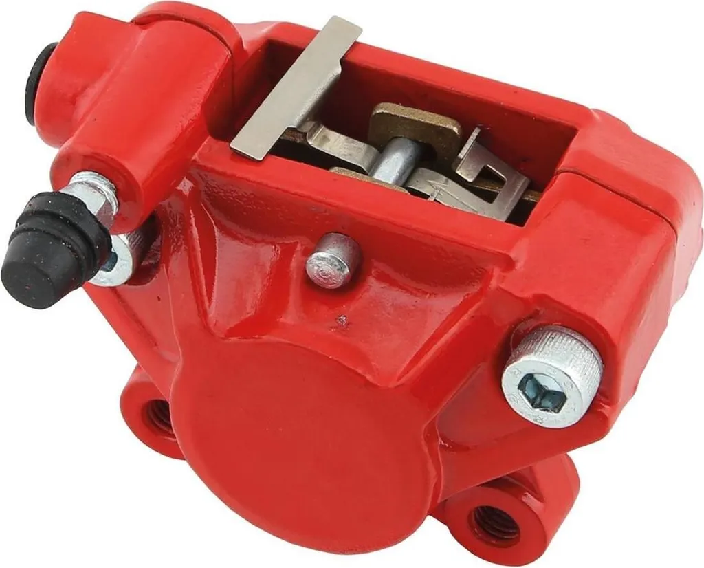 Etrier Arrière 2 Pistons Rouge Haute Performance pour Circuit et Route