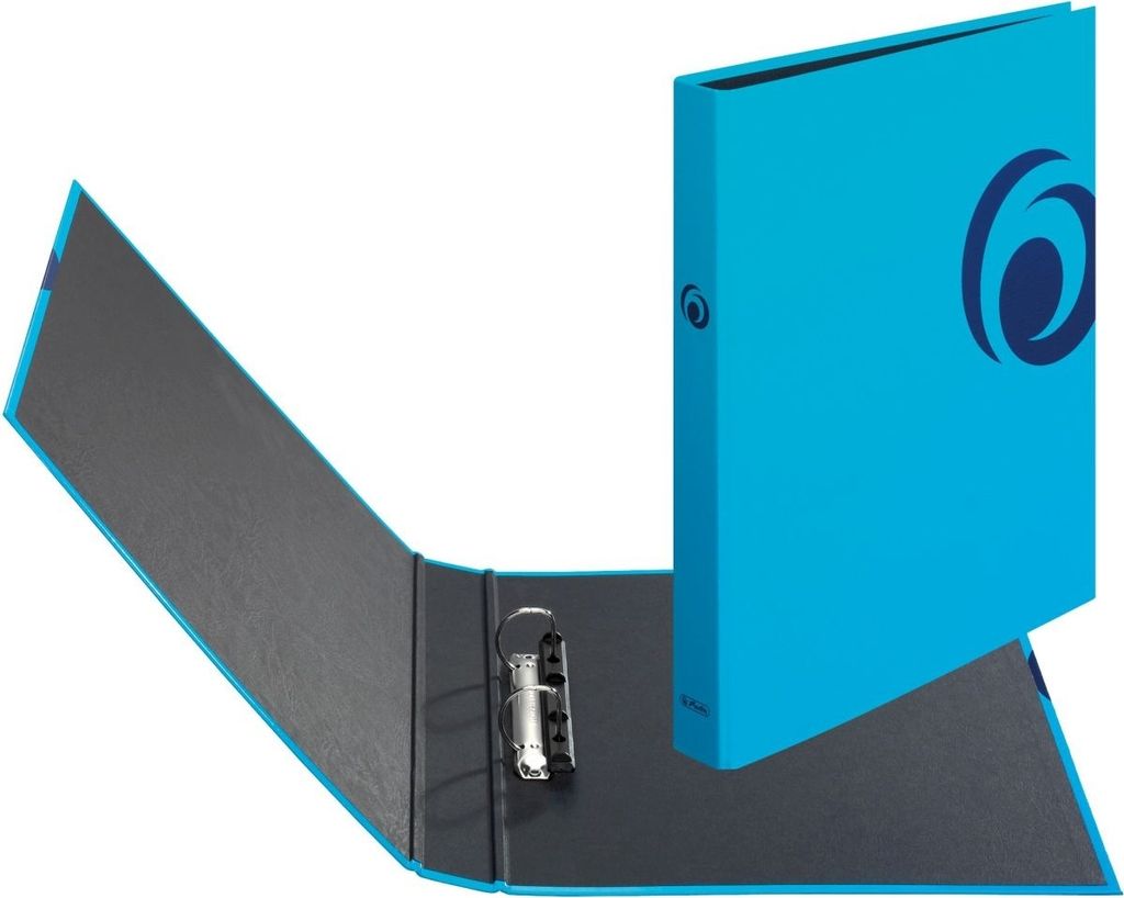 Ringbuch Fresh Colour 2 Ringe A4 25mm türkis maX.file Packung mit 15 Stück