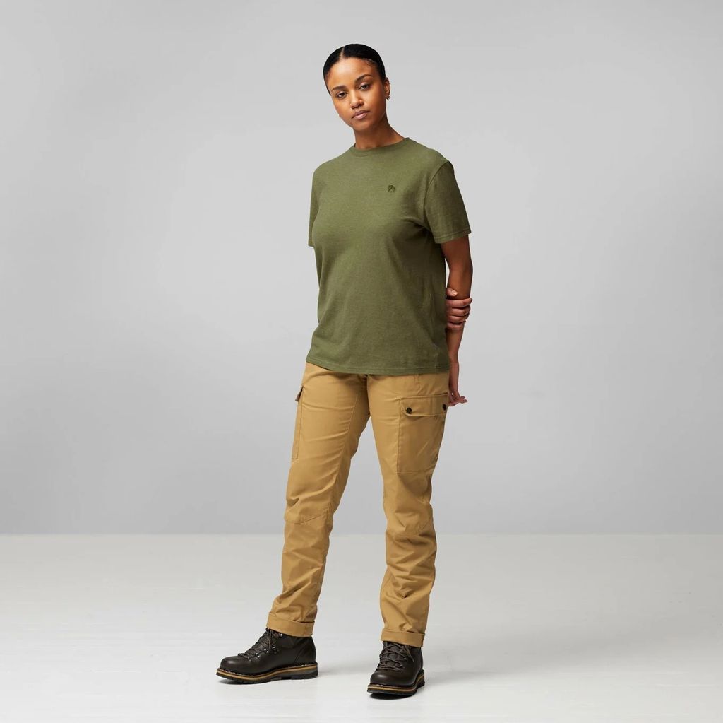 FJÄLLRÄVEN Hemp Blend T-shirt W Green S