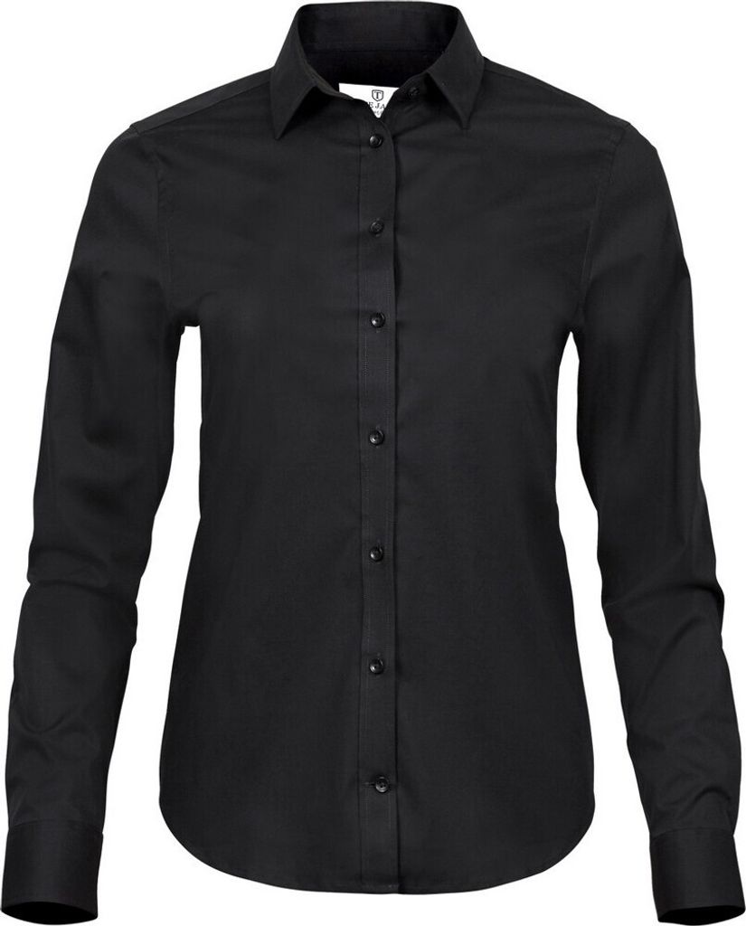 Tee Jays - "Luxury" Hemd für Damen BC4569 (M) (Schwarz)
