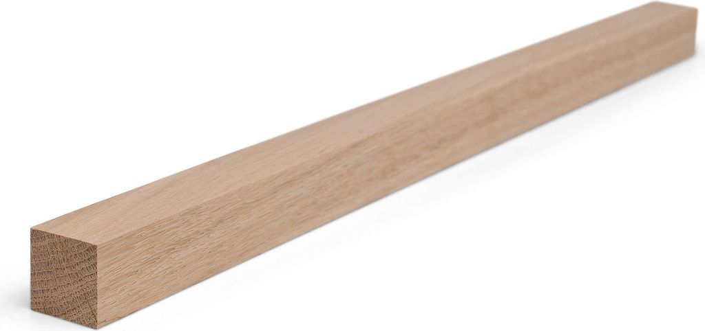 Holzleiste - Eiche gehobelt - 25 x 25 x 1000 mm