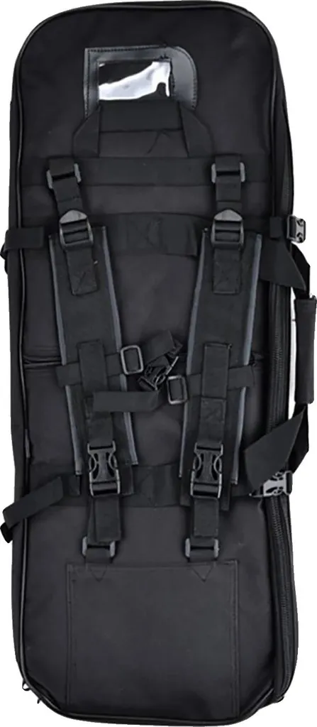 Housse de transport tactique multi-usage noire en tissu Oxford 600D