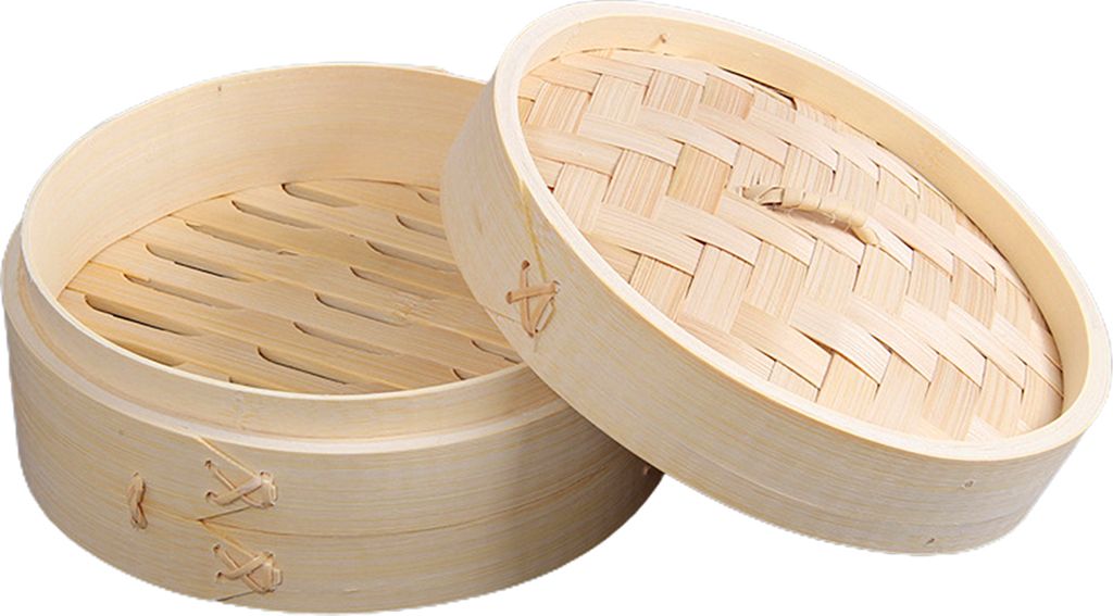 1 Set Bambusdämpfer, 2-lagiges Design, Dampfgarer, Kochen von Knödeln, Fischfleisch, Dampfgarer für die Küche zu Hause