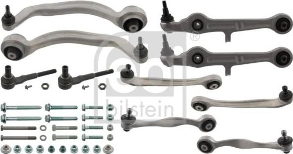 FEBI BILSTEIN 39402 Querlenkersatz, Radaufhängung OE 8E0407151R kompatibel mit A4 8E, A4 8H, A6 4F, Exeo
