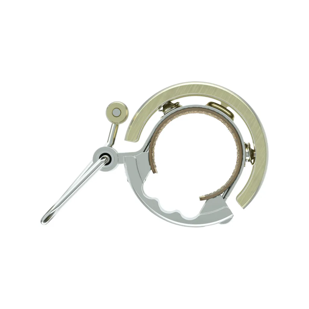 Avertisseur Sonore Vélo Knog Oi Luxe Small Laiton - Idéal Vélotaf - 4