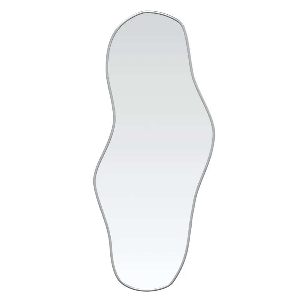 vidaXL Specchio da parete argento 60x25 cm