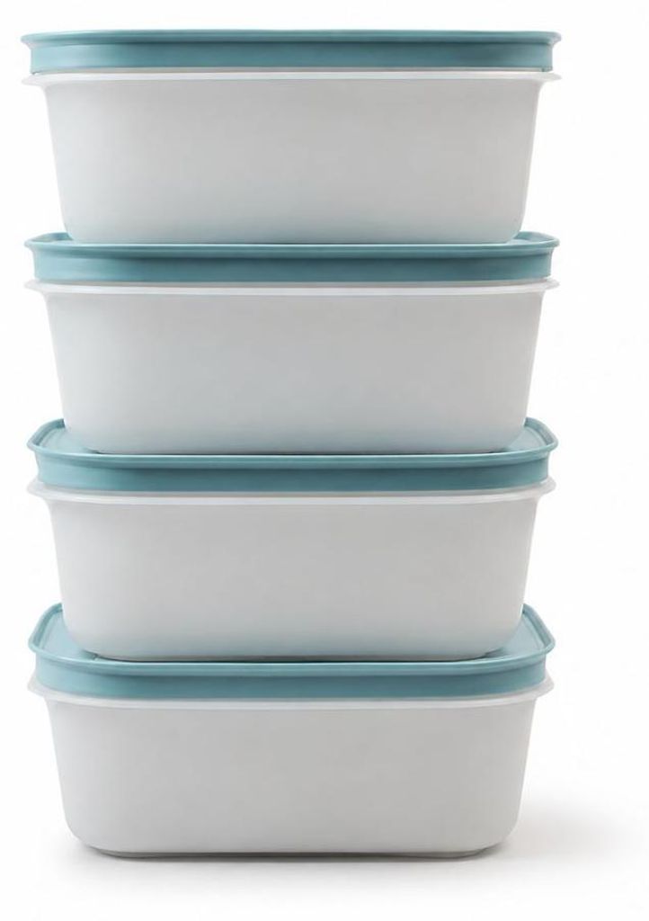 TUPPERWARE Gefrier-Behälter 450ml pastellblau-weiß (4) Produktbild 