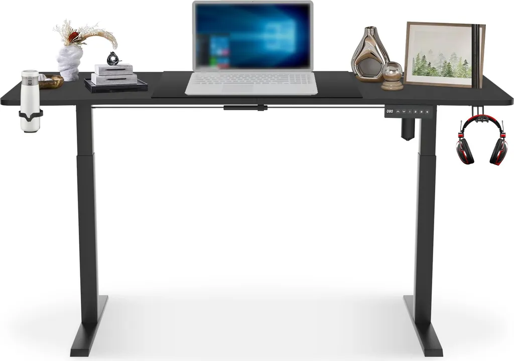 VA-Cerulean Scrivania Regolabile in Altezza 120x60cm - Ergonomia Top