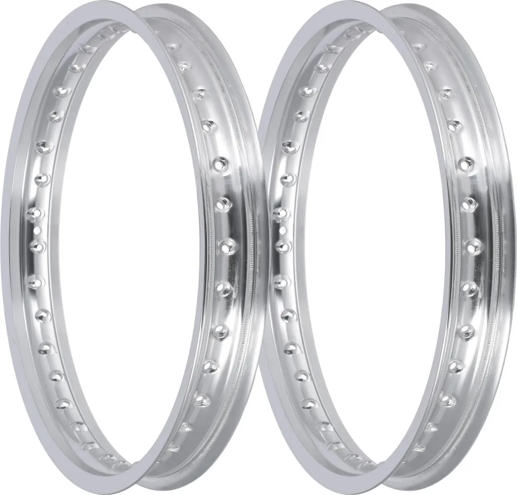 Jante aluminium 1,85 x 17 po poli pour rénovation roue de moto 17"