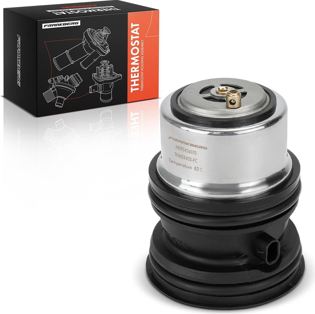 Frankberg 1x Thermostat Kühlmittel für Porsche Cayenne 92A Macan 95B Panamera 970 Bj ab 2010