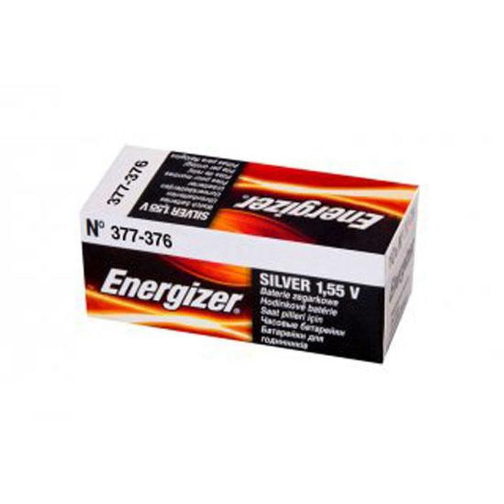 Energizer 377/376 Uhrenbatterie 24mAh 1,55V 1er Blister Produktbild 