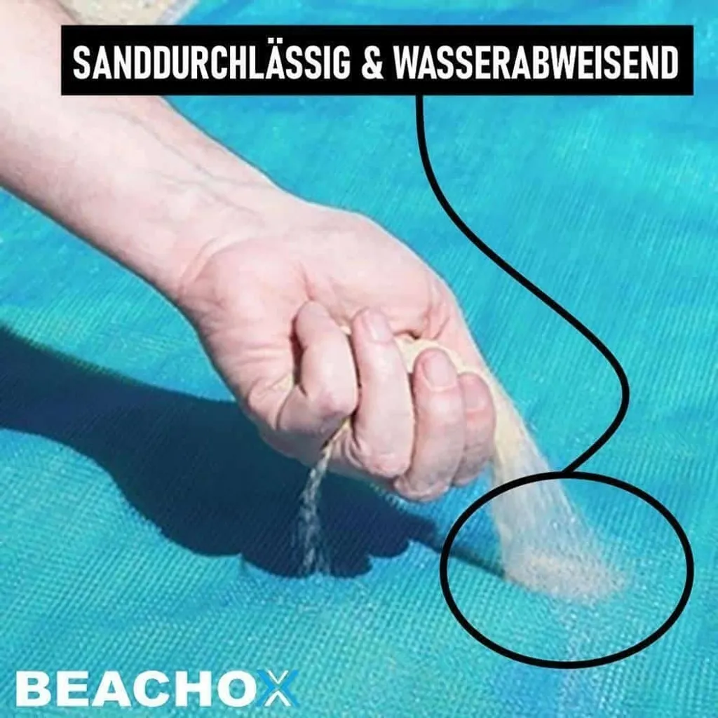 Telo Spiaggia BEACHOX Professionale: Tappeto Antisabbia e Windproof - 3