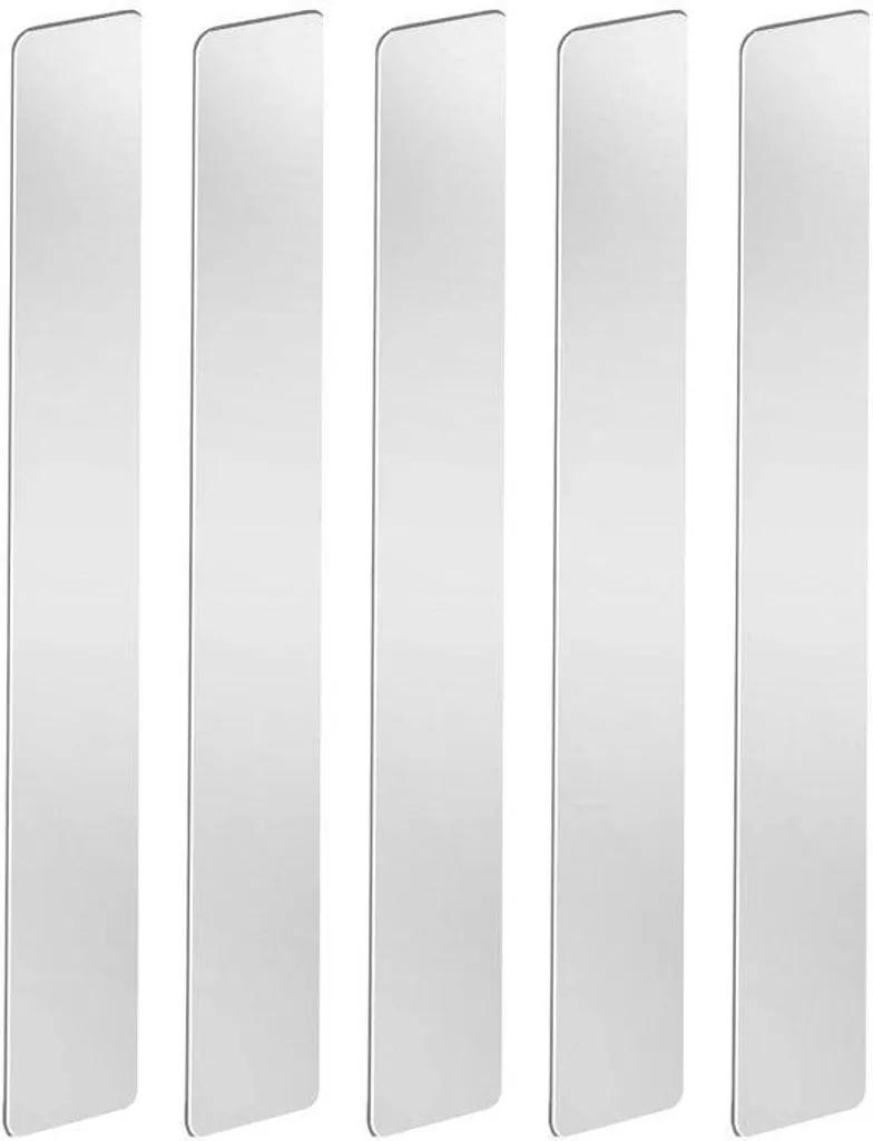 Kit de 5 bandes de réparation inox pliables pour fixation universelle