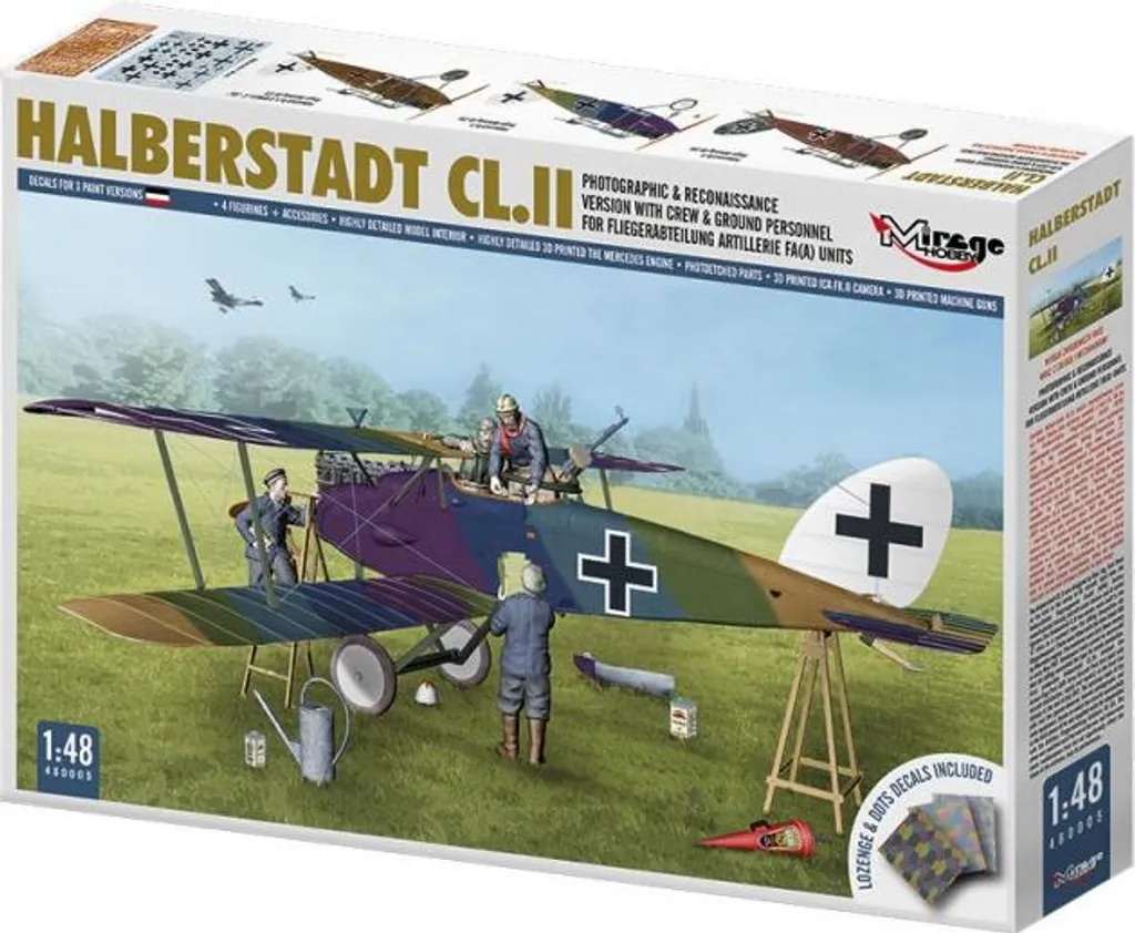 Recréer un diorama de la Fliegerabtei avec le Halberstadt CL.II complet