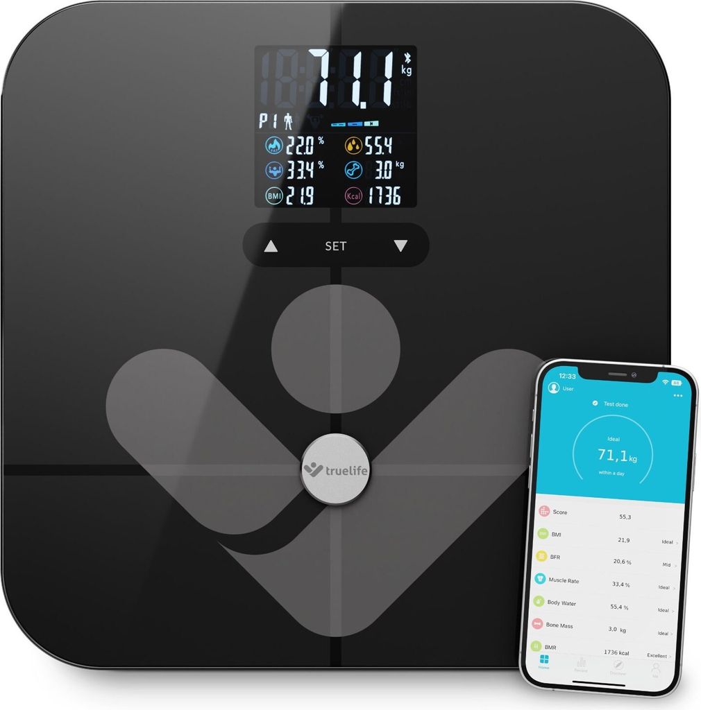 TrueLife FitScale W7 BT Black Produktbild 