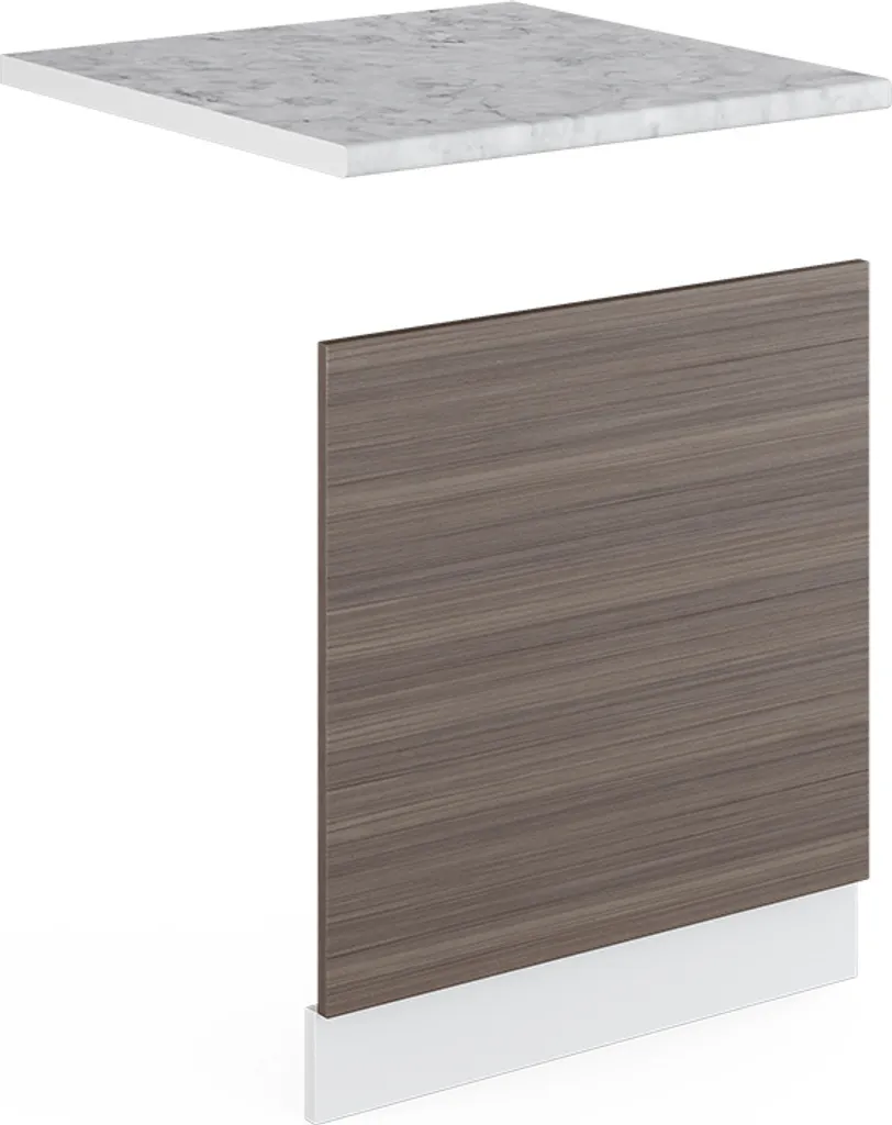 Vicco Pannello Frontale R-Line Grigio Prezioso Bianco - Cucina Su Misura