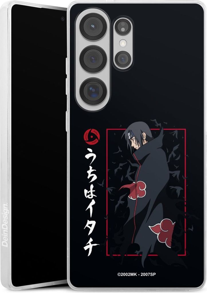 DeinDesign Slim Hülle für Samsung Galaxy S25 Ultra Silikon Case Ultra Dünn Handyhülle Naruto Shippuden Offizielles Lizenzprodukt Itachi Uchiha