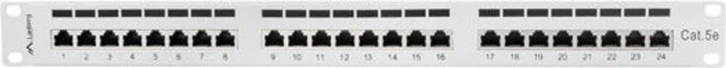 Lanberg PPS5-1024-S Patch Panel 24 Ports 1U Cat.5e Blindé FTP Gris - 4