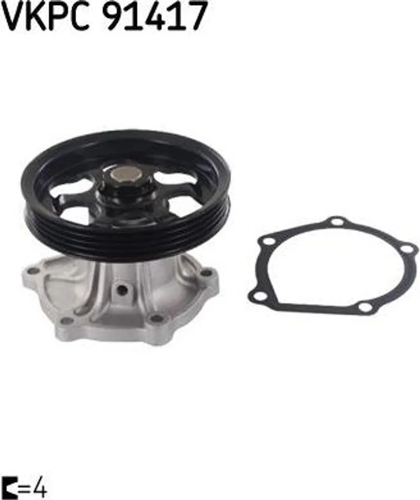 Pompe à eau refroidissement moteur SKF compatible Toyota Starlet Paseo