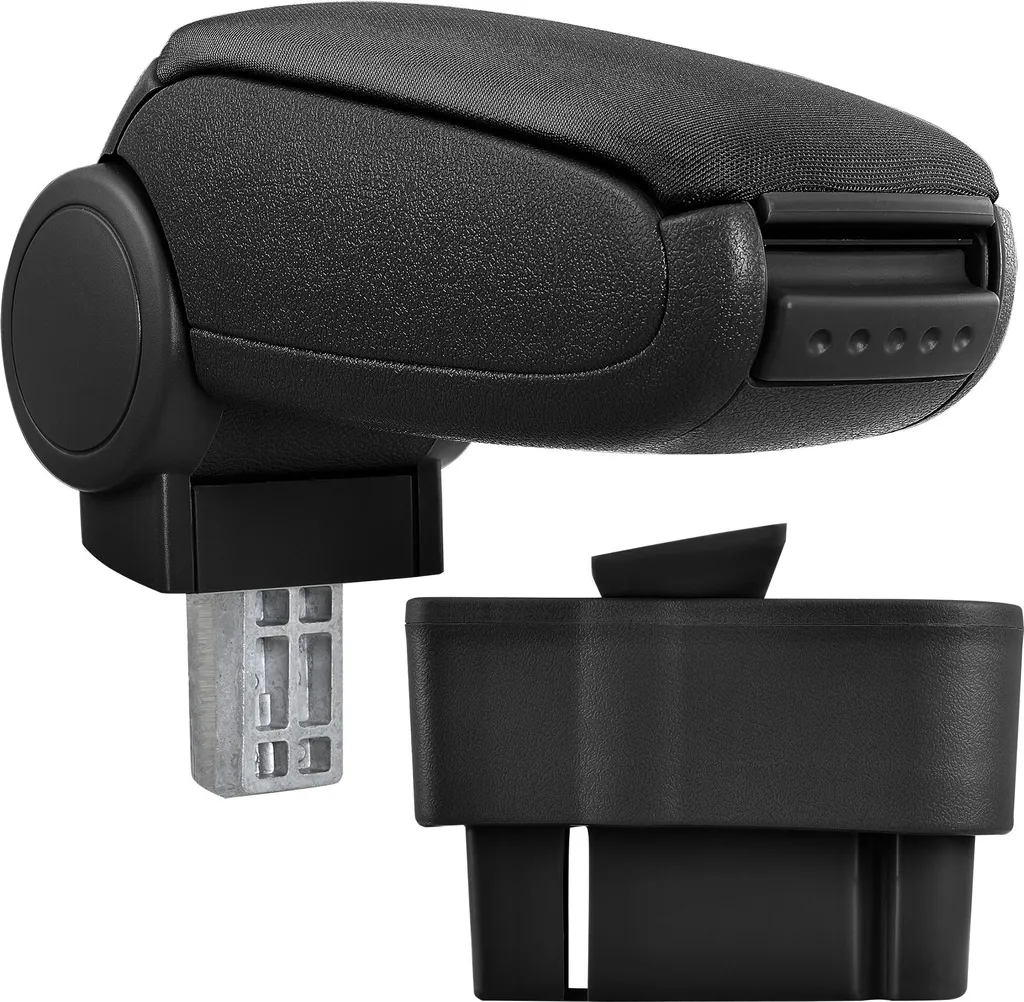 Bracciolo Opel Corsa D 2006-2014 Tessuto Nero | Comfort Su Misura