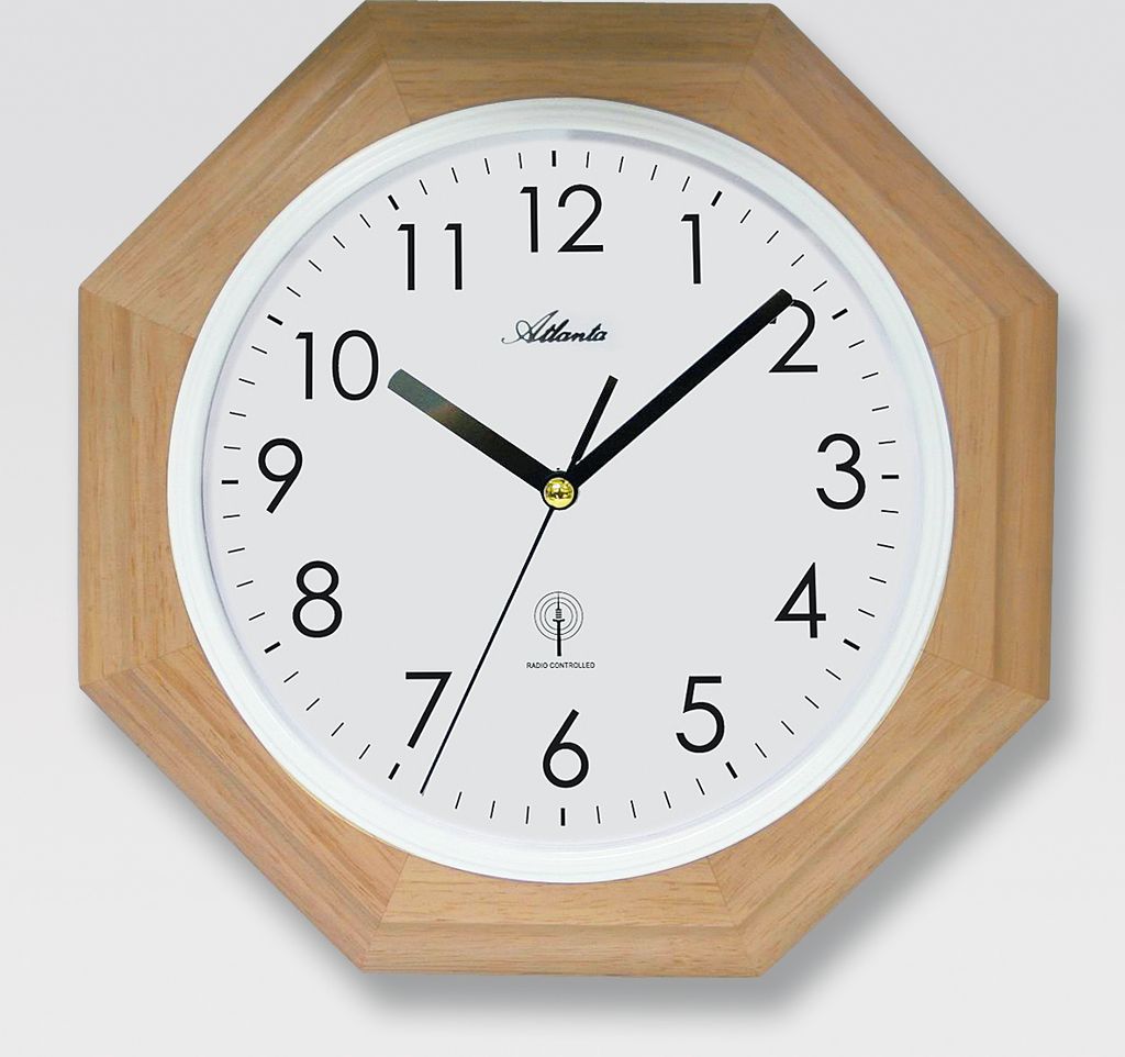 Atlanta Wanduhr, Funk, 26,5 x 26,5 cm, 4324-30 Produktbild 