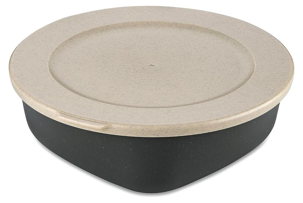CONNECT BOX 1,3 l mit Deckel in Natur-Aschgrau