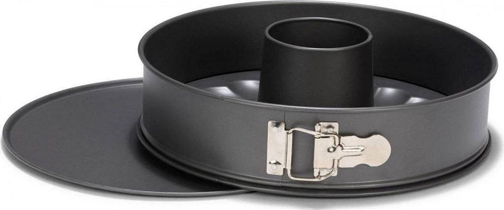 Patisse Backform Profi Springform mit Gugelhupf-Einsatz 24 cm Stahl
