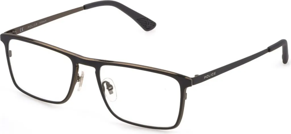 Police VPLB59 5408HT - Lunettes de vue élégantes pour hommes - Gris
