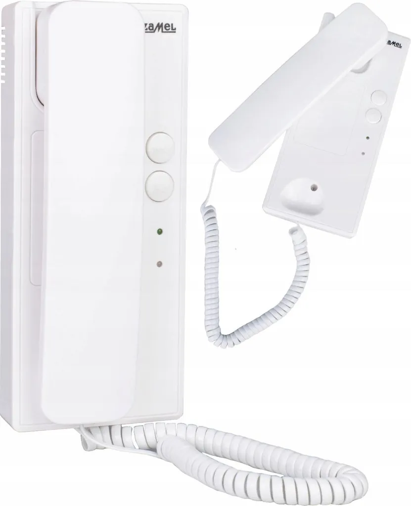 Combiné Uniphone ZAMEL AP-AD2W pour Interphone de Porte 2 Fils