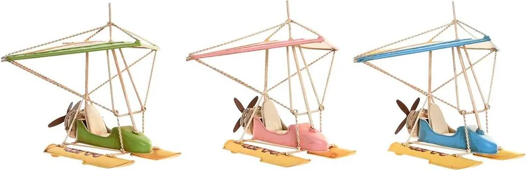 Figurine Déco Vintage pour Meuble et Étagère - Lot 3 Pcs 32,5 cm de Long