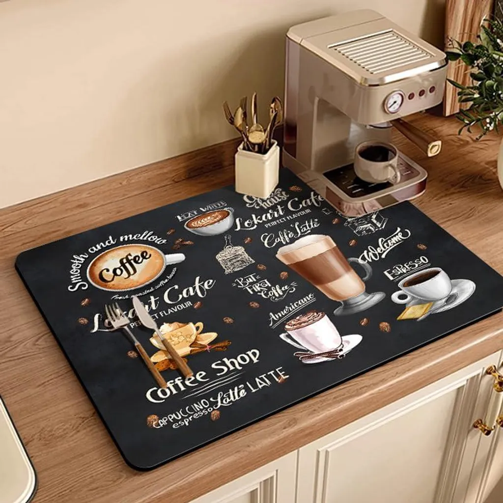 Tapis Anti-salissures Cuisine : Fini l'Eau Stagnante sur le Comptoir
