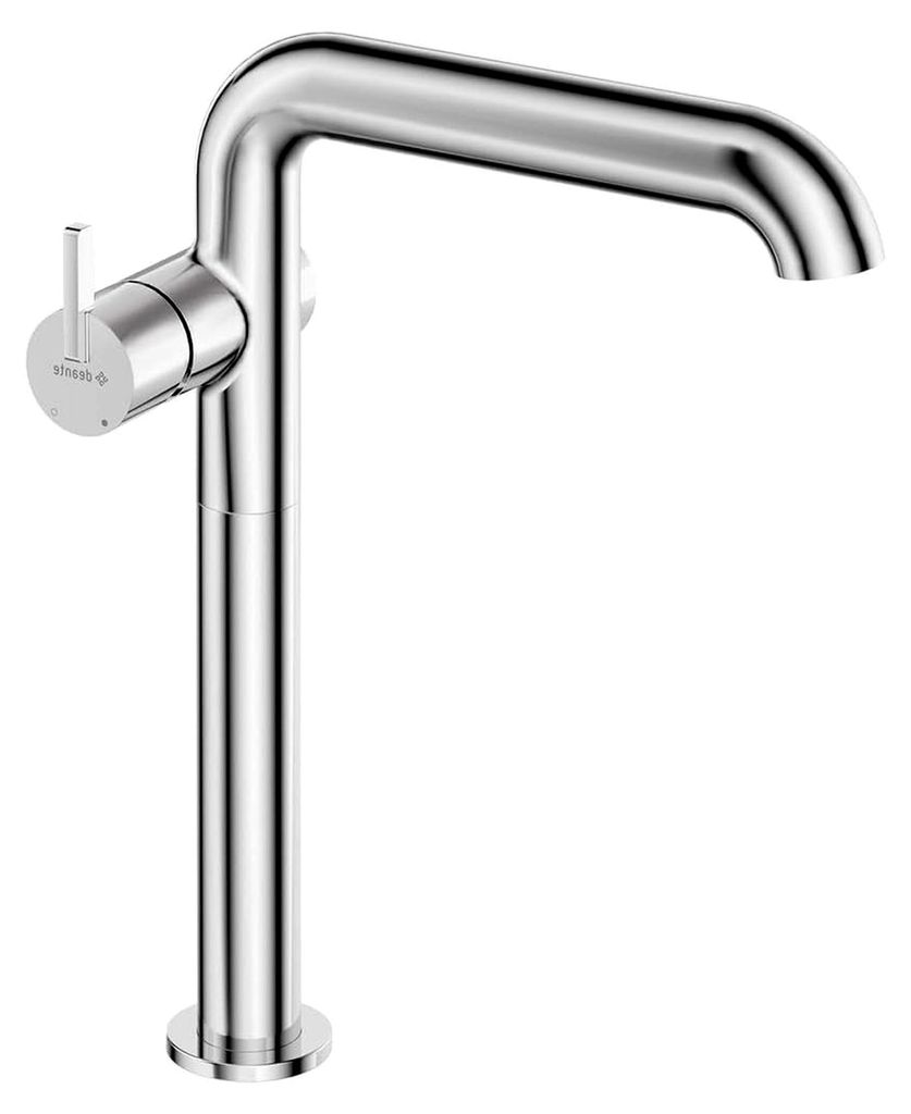 Badezimmer Bad Gästebad Waschbeckenarmatur für Aufsatzbecken 30,5cm hoch in Chrom
