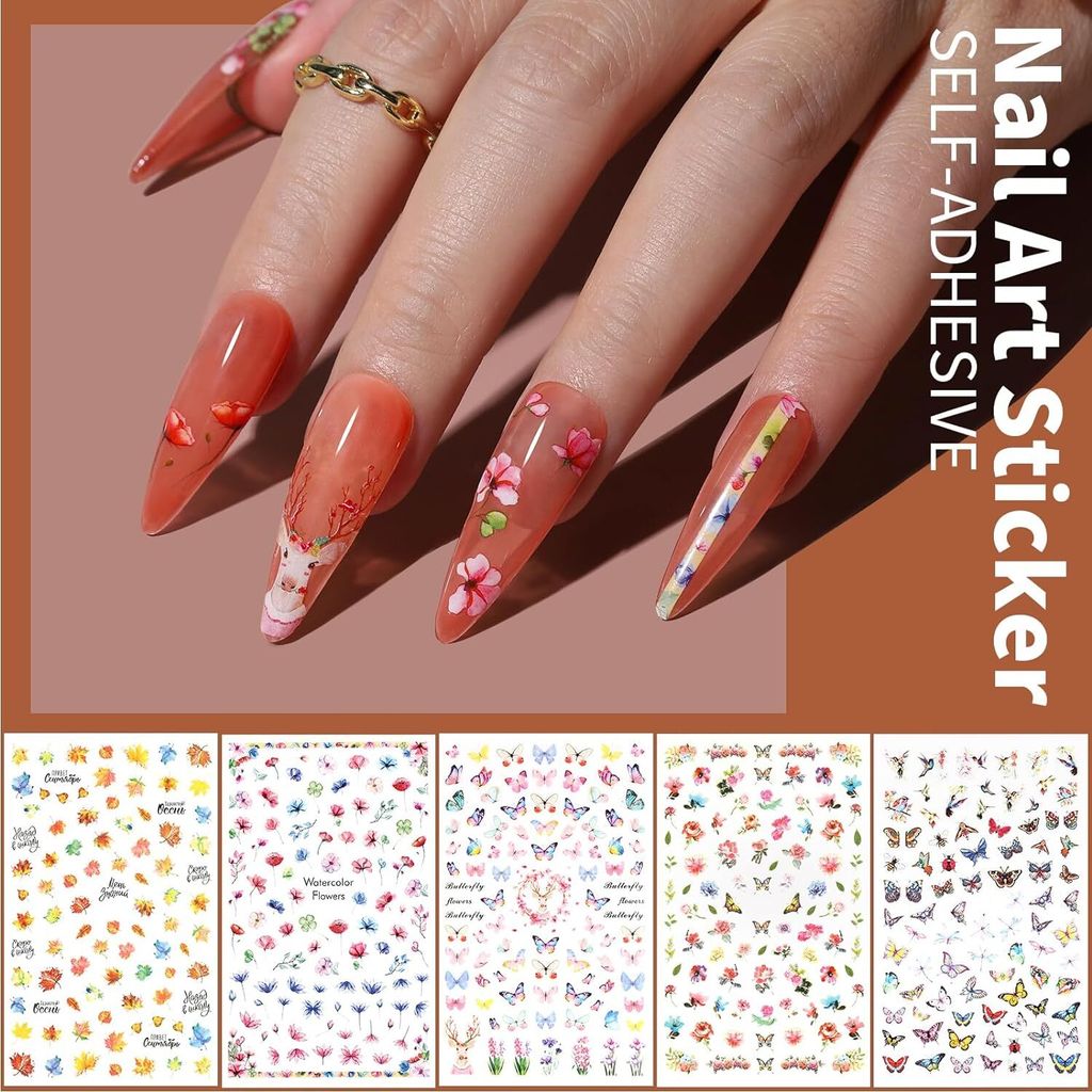 Nageldesign Zubehr Nageldesign Set, Nailart Pinsel &