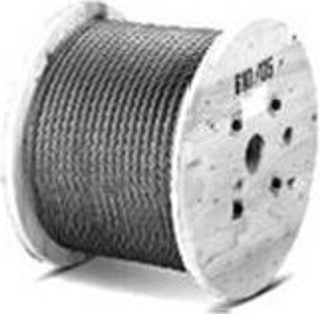Stahldrahtseil DIN 3053 (1x19) 1,0x100m - ZB, Bündel - Packung mit 100 m