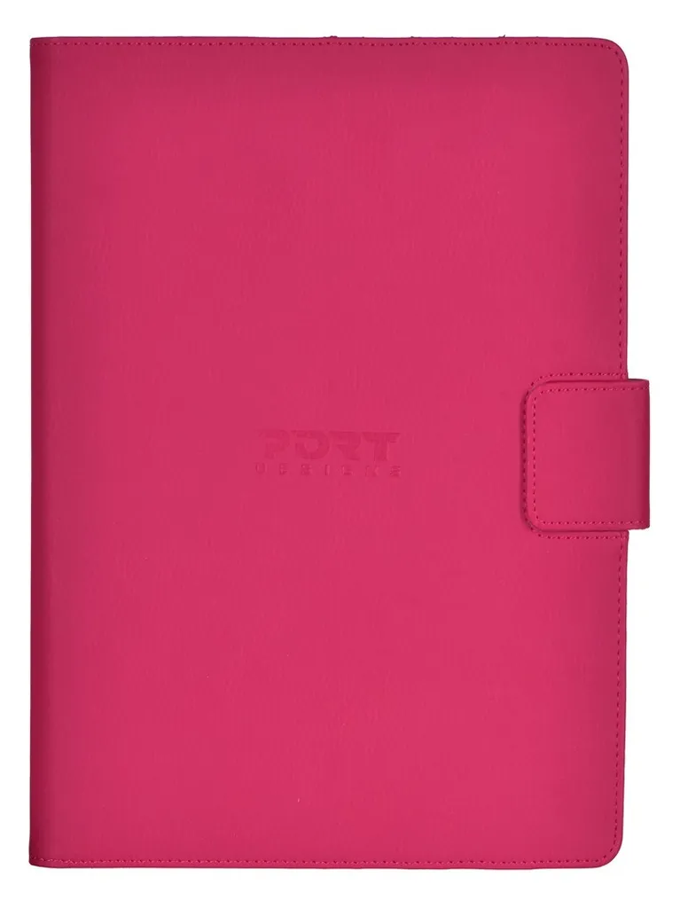 Étui Tablette Tactile 10.1 Port Muskoka Rouge avec Support Ajustable
