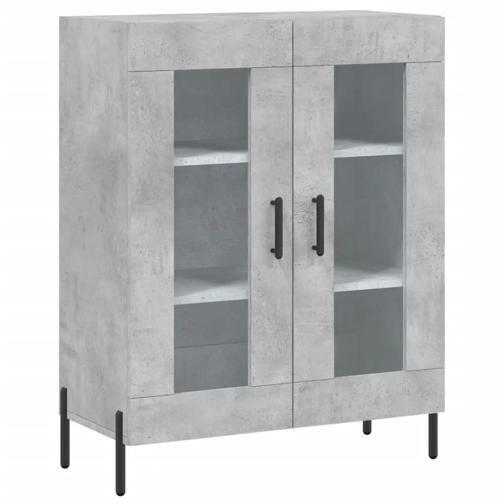 Credenza Salvaspazio SYFAX™ Grigio Cemento 90cm - Legno Robusto