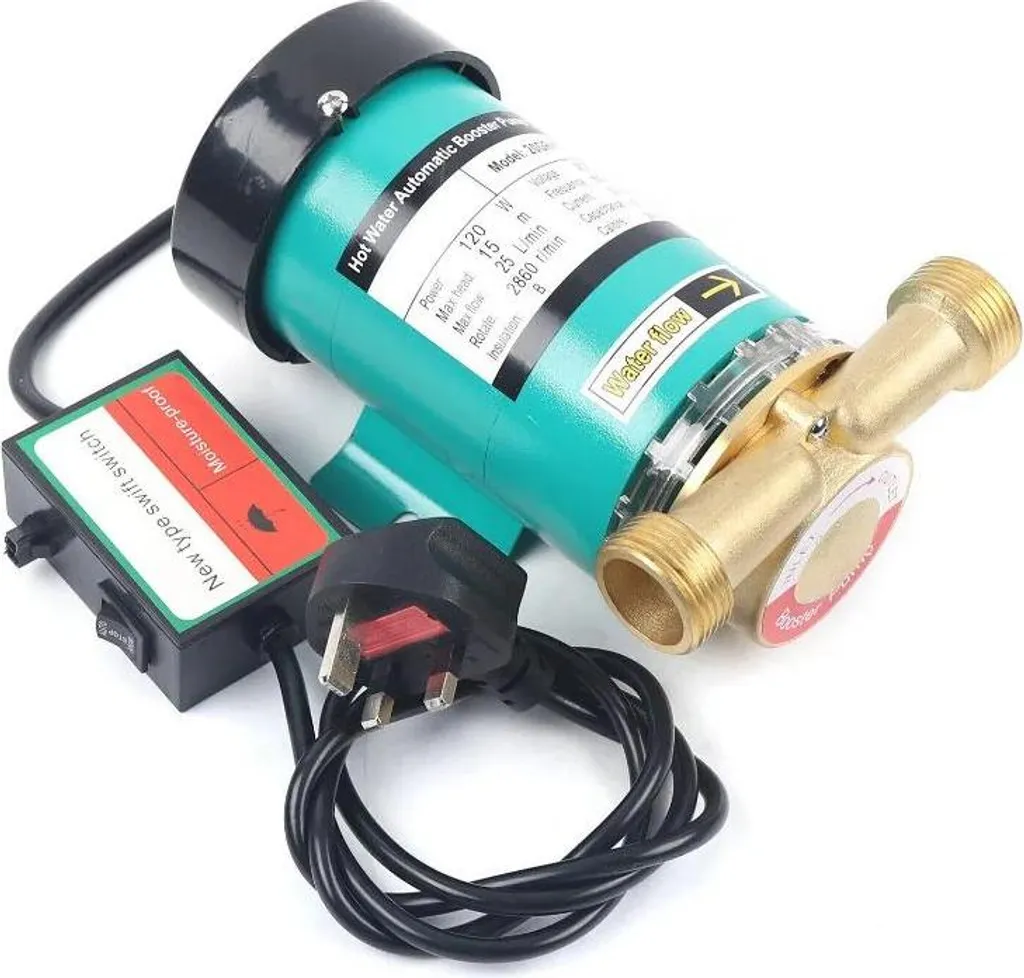 Pompe de circulation d'eau 120W pour booster le débit de la douche