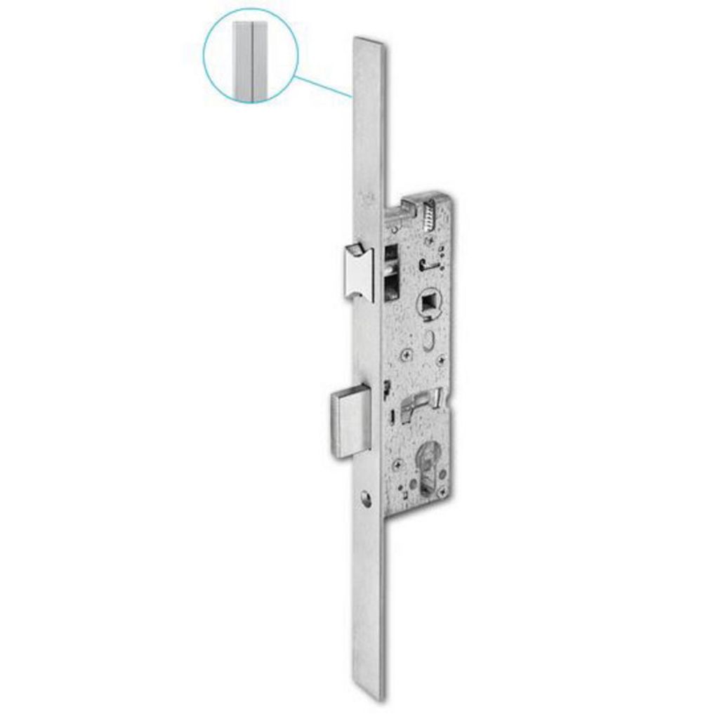 WILKA Renovierungs-Rohrrahmenschloss 1438 Flachstulp PZW,DM 35, Edelstahl