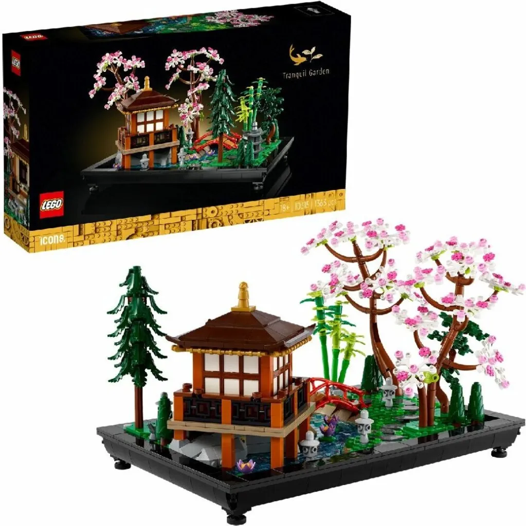 LEGO 10315 Jardin silencieux : créez un espace zen sans entretien chez vous