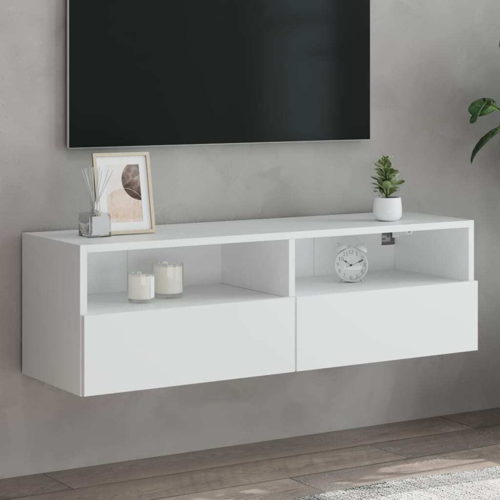 Maison Exclusive - TV-Wandschrank Weiß 100x30x30 cm Holzwerkstoff