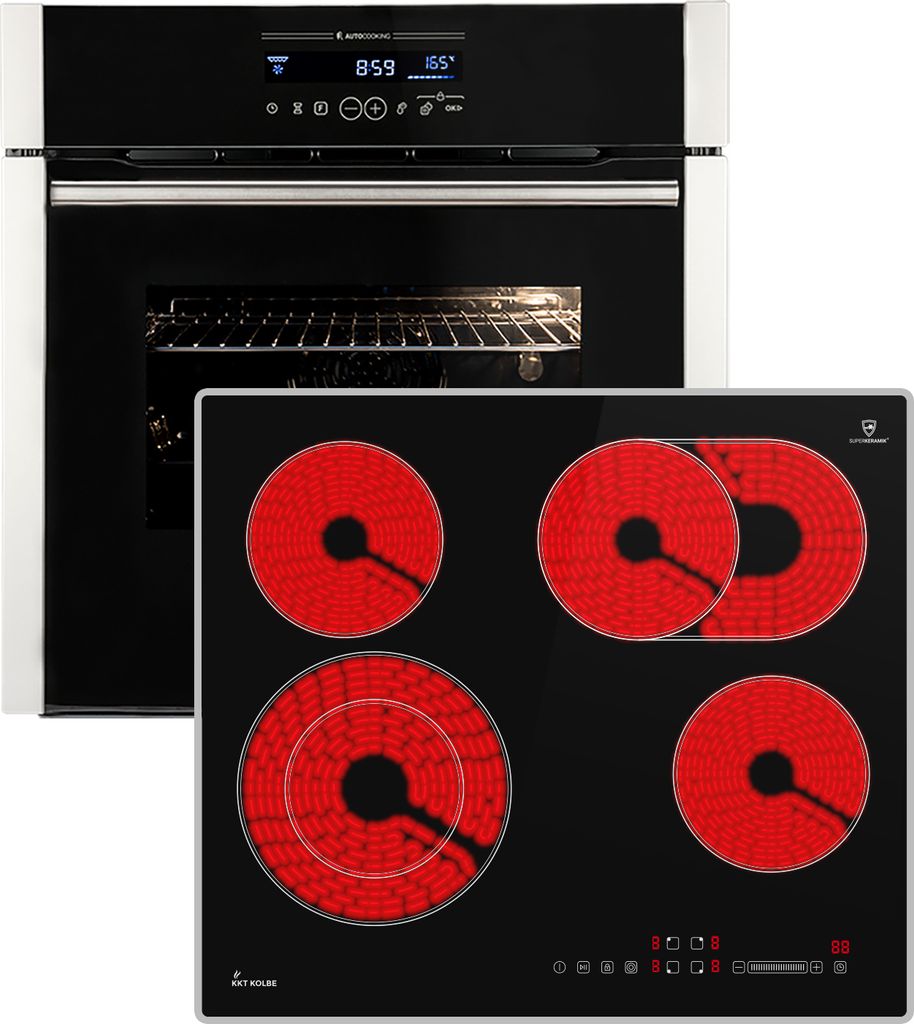 Autarkes Herdset: 60cm Einbaubackofen EB8016ED + 59cm Produktbild 
