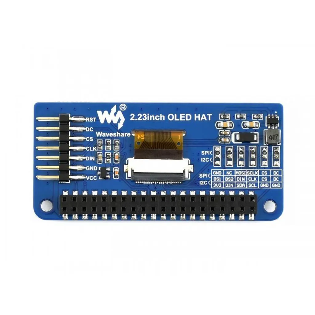 Module OLED 128x32 Haute Résolution 2.23 pouce HAT Raspberry Pi - 6